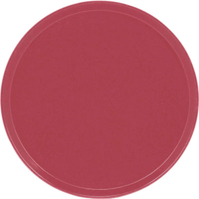 Cambro 1550410 - Camtray 15.5" Round Low, Raspberry Cream - Pkg Qty 12