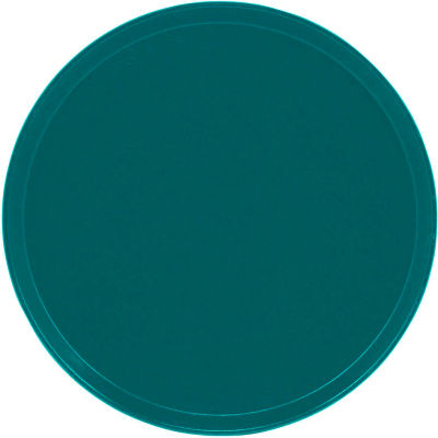 Cambro 1550414 - Camtray 15.5" Round Low, Teal - Pkg Qty 12