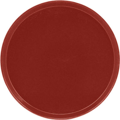 Cambro 1550501 - Camtray 15.5" Round Low, Real Rust - Pkg Qty 12