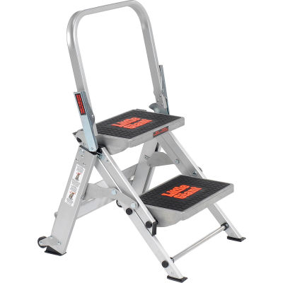 Escabeau de sécurité Little Giant® en aluminium, 2 marches, 10210BA
