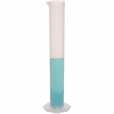 Bel-Art simple échelle graduée cylindre 284580000, capacité de 1000ml, 10ml Graduation, clair, 1/PK