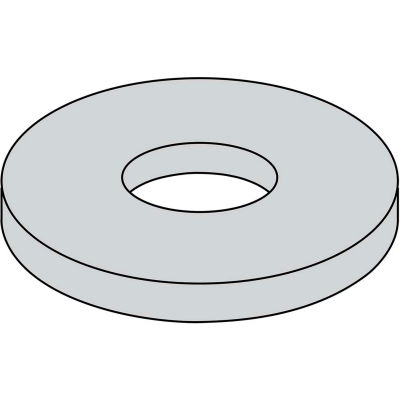 Rondelle large - 1/4 po x 1-1/4 po - Acier - Zinc CR+3 - Paquet de 100 - BBI P36145