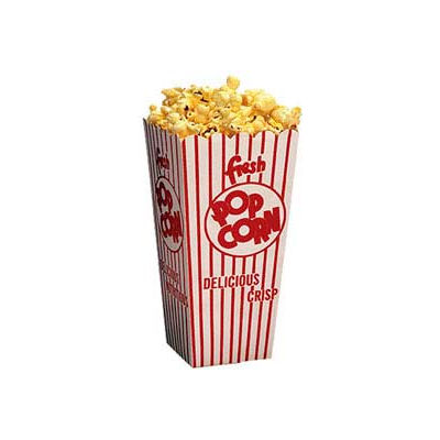 BenchMark USA 41044 Boîtes à scoop de pop-corn 0,75 oz, 500 boîtes par paquet