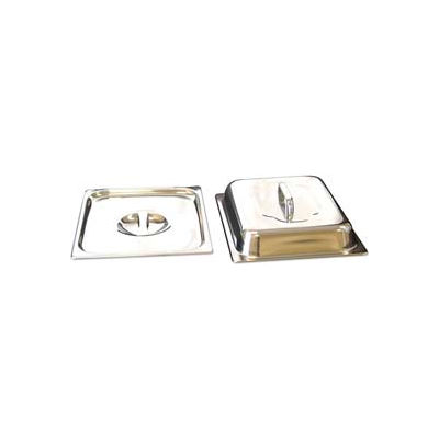 USA Benchmark-56746, couvercles de demi-taille, acier inoxydable, 10-1/4 x 12-1/2 x 1 »