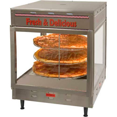 Référence 18" Pizza/bretzel afficher plus chaude et humidifiée, 2-porte, rotation, niveau 3 - 51018