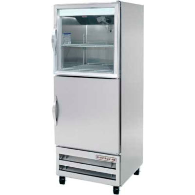 Réfrigérateur Beverage Air® Reach In, Pass-Thru 18 pi³ Acier inoxydable
