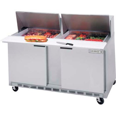 Tables de préparation de nourriture SPE60 série élite Mega Top, 60" W - SPE60HC - 18M