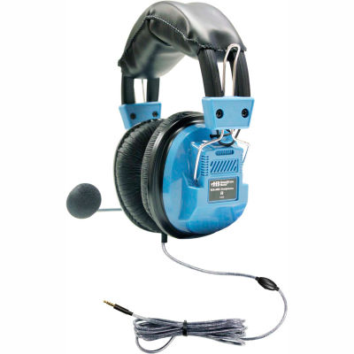 HamiltonBuhl Deluxe casque avec microphone col de cygne & de contrôle de Volume en ligne plus de prise Plug