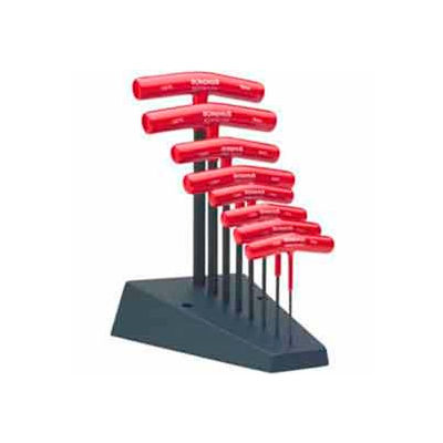 Bondhus 13187 Set 8 Balldriver & Hex T-handles 2-10mm