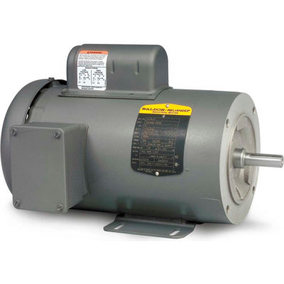 CL3506 moteur Baldor-Reliance, 0,75HP, 3450 RPM, 1PH, 60HZ, 56C, 3424L, TEFC, F1