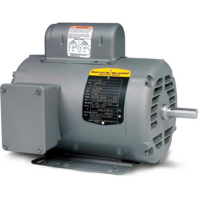 Moteur Baldor-Reliance L1201, 0,17 HP, 1140 tr/min, 1 phase(s), 60 hz, 48, 3418 L, ouvert, F1