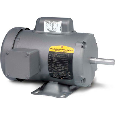 L3406 moteur Baldor-Reliance, 0,33HP, 1725 RPM, 1PH, 60HZ, 48, 3414 L, TEFC, F1