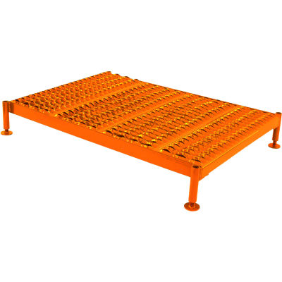 Ballymore 59 X 24 Heavy Duty Ajustable Height Steel Work Platform, Orange, 5 - 8 po H - AWP5-2459-O