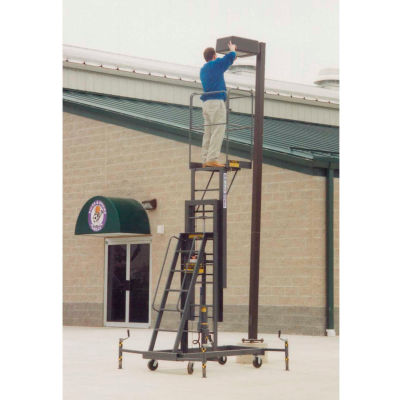 Une seule personne lever 20 "L x 28 » W plate-forme - Ascenseur de pompe hydraulique à main