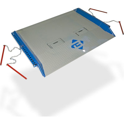 Bluff® 20C7296 Steel Red Pin Heavy Duty Dock Board 72 x 96 20,000 Lb. Cap.