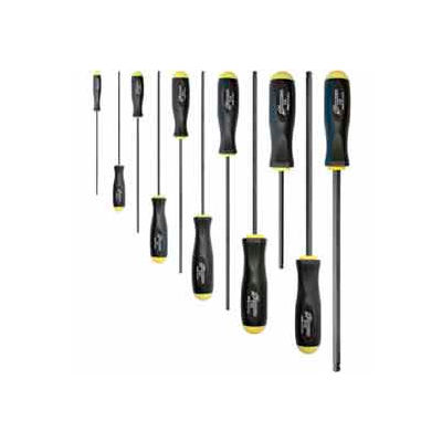 Bondhus 10737 Set 11 Balldriver Screwdrivers 5/64"-3/8" - Long