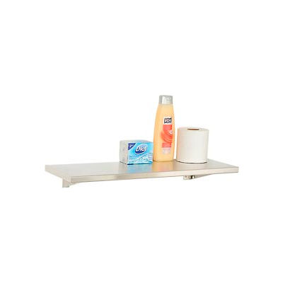 Bobrick® Stainless Steel Shelf - 24"W x 8"D - B298x24