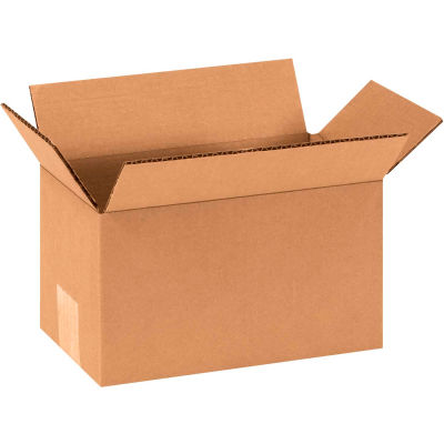 Global Industrial™ Cardboard Corrugated Boxes, 9"L x 5"W x 5"H, Kraft - Pkg Qty 25