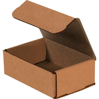 Corrugated Mailers 6" x 4" x 2" 200#/ECT-32 Kraft - Pkg Qty 50