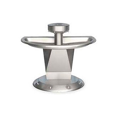 Bradley Corp® Wash Fountain, Semi-Circular,Off-line Vent, Series SN2004, 4 Person