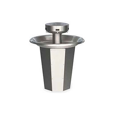Bradley Corp® Wash Fountain, 110/24 VAC, Circular, Series SN2005, 5 Person