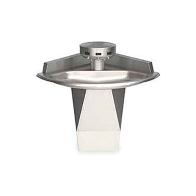 Bradley Corp® Wash Fountain, Corner, 110/24 VAC, Series SN2013, 3 Person