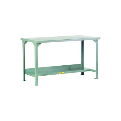 Petit géant® banc de travail en acier soudé - Haut d'acier et plateau - 48 po l x 30 po P x 36 po H