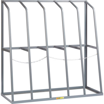 Peu Giant® Rack de barre verticale BR-2460-60-24" D x 60" W x 60 "H - 5 baies, Cap 1500 LB. Par Bay