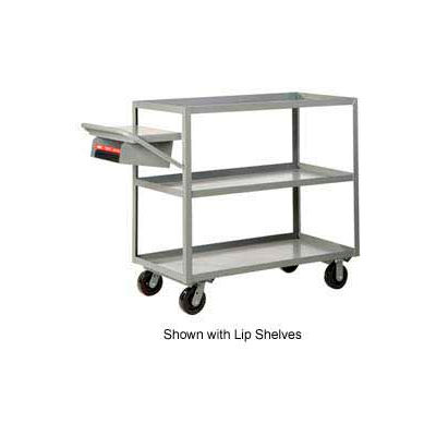 Little Giant® Multi-Shelf Truck 3M-3048-6PH-WSP 3 Flush Shelves 30x48 Writing Shelf Pocket