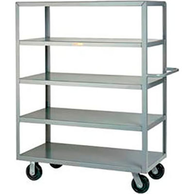 Little Giant® Multi-Shelf Truck 5M-2448-6PH, 5 Flush Shelves, 24 x 48
