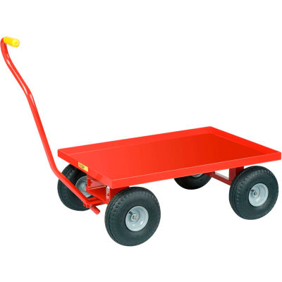 Petit Giant® Nursery Wagon Truck LW-2436-10 P - Tablier en acier - Roue en caoutchouc 10 x 3,50