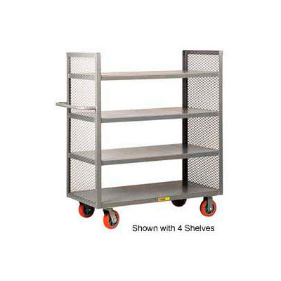 Little Giant® 2-Sided Shelf Truck DET2-3060-6PY, 2 Shelves, 30 x 60