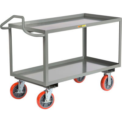 Little Giant® Shelf Truck, 2 Tray Shelves, 24"Wx36"L, 3600 Lbs. Cap.