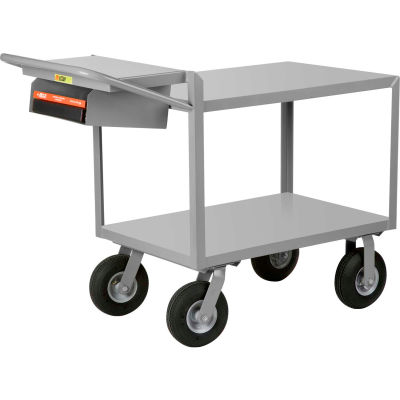Little Giant® Instrument Cart w/Writing Shelf, Flush Shelves, 24 x 36
