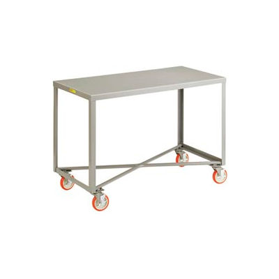 Little Giant® Mobile Table, 1 Shelf, 30"Wx60"L, 1000 Lbs. Cap.