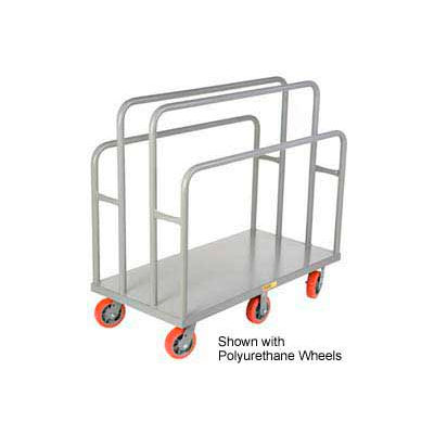 Little Giant® Lumber & Panel Cart LC-3048-6MR, 30 x 48, Mold-on Rubber Wheels