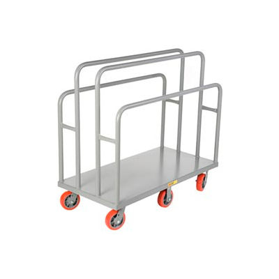 Little Giant® Lumber & Panel Cart LC-3048-6PY, 30 x 48, Polyurethane Wheels