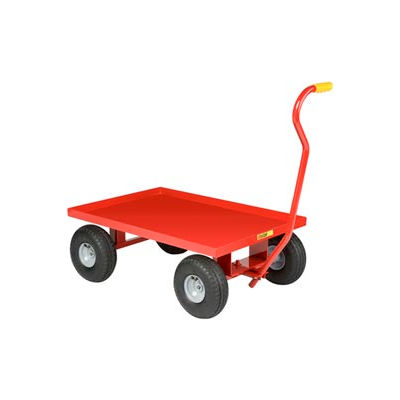 Little Giant® Nursery Wagon Truck LW-2436-10P - Steel Deck - 10 x 3.50 Rubber Wheel