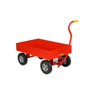Little Giant® Nursery Wagon Truck LDW-2436-X6-10 - Steel Deck - 6" Sides - 10 x 2.75 Rubber
