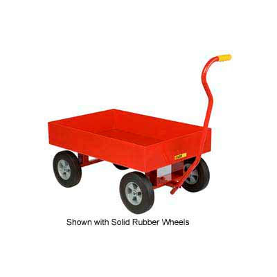 Little Giant® Nursery Wagon Truck LDW-2436-X6-10P - Steel Deck - 6" Sides - 10 x 3.5 Pneumatic