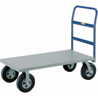 Little Giant® Heavy Duty Platform Truck NBB-3672-10SR - 36 x 72 - 10" Rubber Wheels - 1500 Lb.