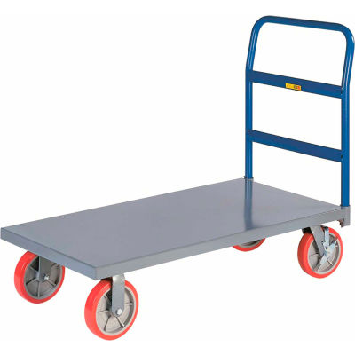 Little Giant® Heavy Duty Platform Truck NBB-2448-8PYBK - 24 x 48 - Poly Wheels - 3600 Lb. Cap.