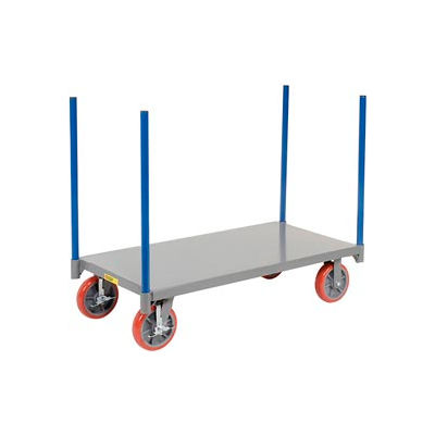 Little Giant® Pipe Stake Truck NBP-2448-8PUBK, 24 x 48, Polyurethane Wheels