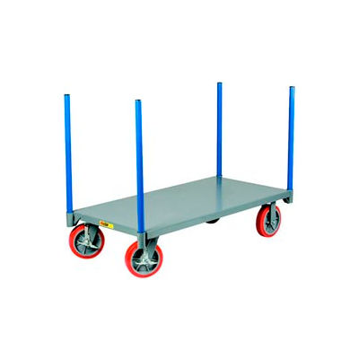 Little Giant® Pipe Stake Truck NBP-3048-8PUBK, 30 x 48, Polyurethane Wheels