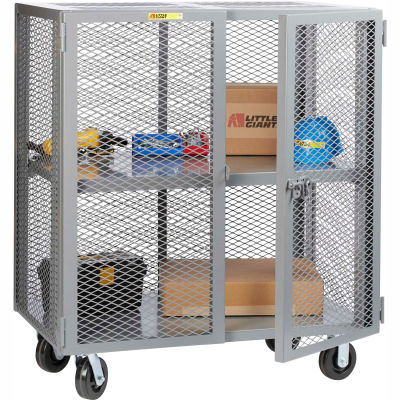 Little Giant® Mobile Storage Locker SCA-3048-6PH Adjustable Shelf 30x48 Phenolic Wheels