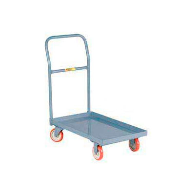 Little Giant® Steel Deck Platform Truck T-720-LU-UPS - 24 x 48 - Lip Edge - Polyurethane