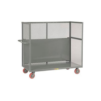 Little Giant® Drop-Shelf Truck T1-2448-6PY-DS, Mesh Sides, 24 x 48