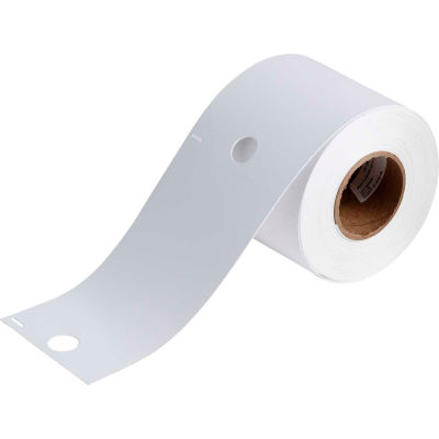 Brady® J20-255-2551 BradyJet™ Polyester Tag 5,75"H x 3,25"W 100/Roll, White