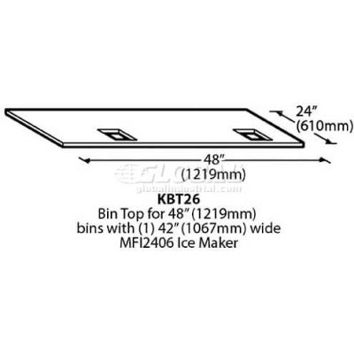 Emplacement Top & autre niveau Kit, pour 22" Cuber ou Gem0650/Gem0956 sur Iod 200 ou 250