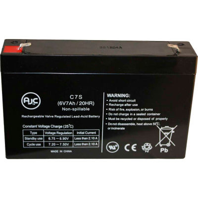 AJC® Monster Power HTUPS 2700 6V 7Ah UPS Battery